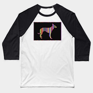 Fred - The Stripy Lurcher Baseball T-Shirt